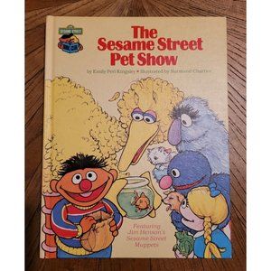 Vintage Sesame Street Book "The Sesame Street Pet Show" Book Club 1980 Excellent